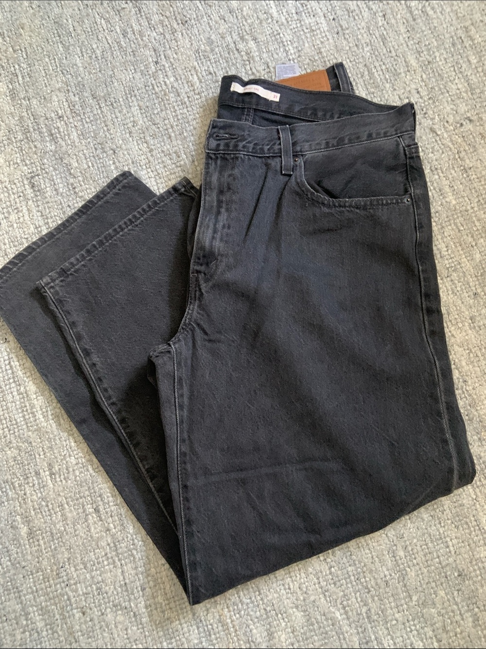 Levi's Straight Black Men's Jeans